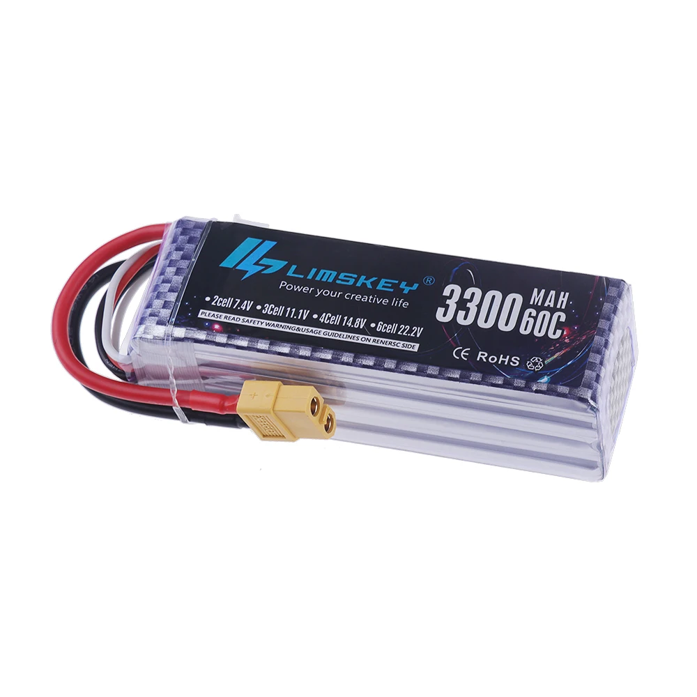 4S LiPo Battery 14.8V 3300mAh  - Drone Battery Lipo recension och pris