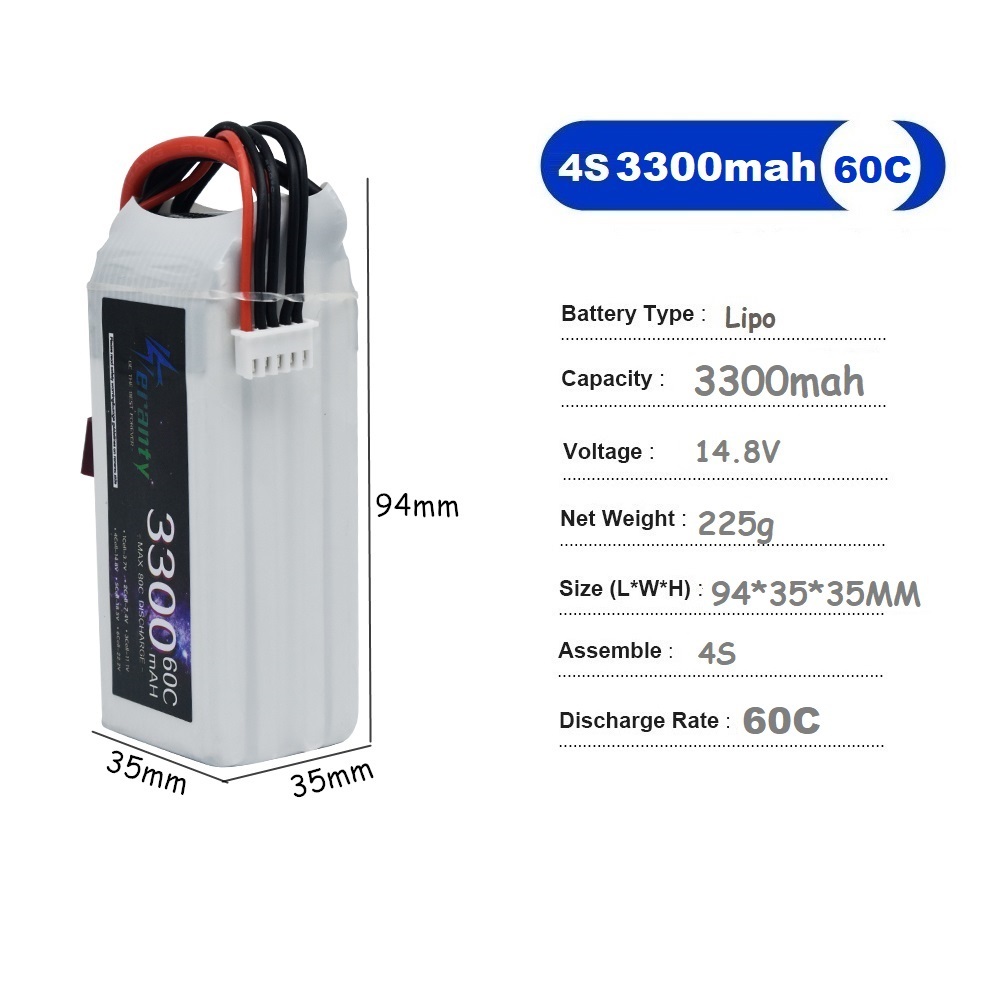 LiPo Rechargeable Battery 4S 3 - Drone Battery Lipo recension och pris