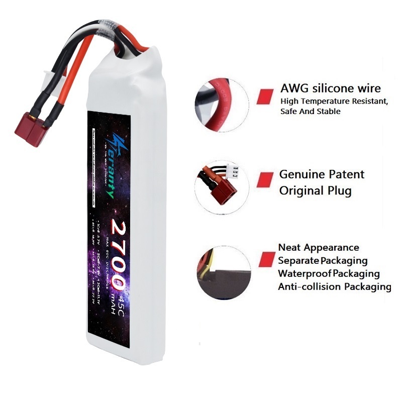 1/3PCS 2S 7.4V Lipo Battery 27 - Drone Battery Lipo recension och pris
