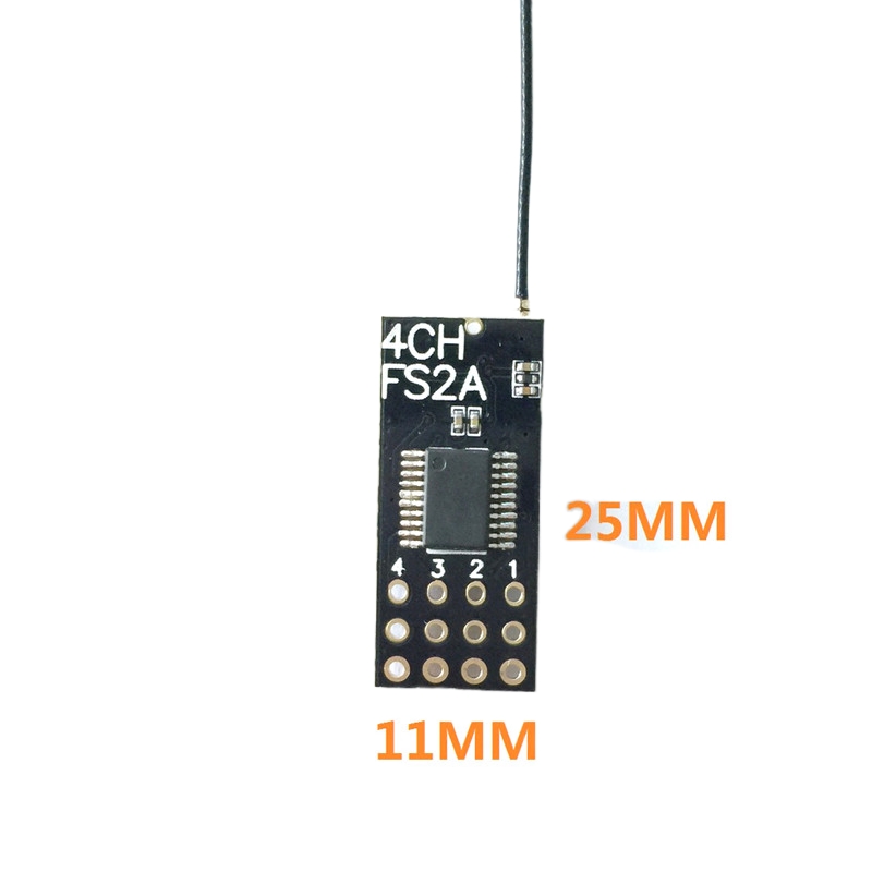 Flysky FS2A Mini Receiver 4CH  - Drone Battery Lipo recension och pris