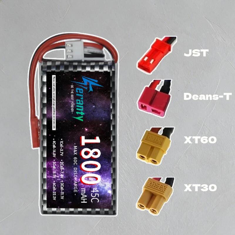 TERANTY 2S 3S 4S 1800mAh Lipo  - Drone Battery 3S recension och pris