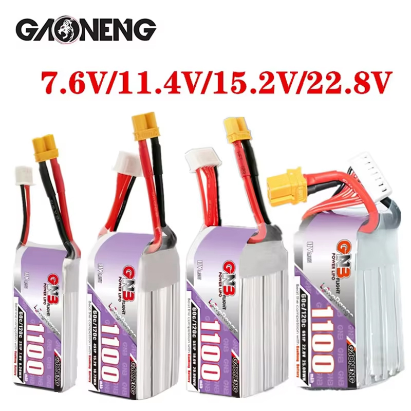 GNB 1100mAh 2S 3S 4S 6S 60C/12 - Drone Battery Lipo recension och pris