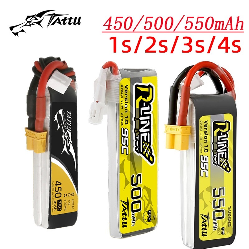 3Pcs NEW TATTU 450/500/550mAh  - Drone Battery 3S recension och pris